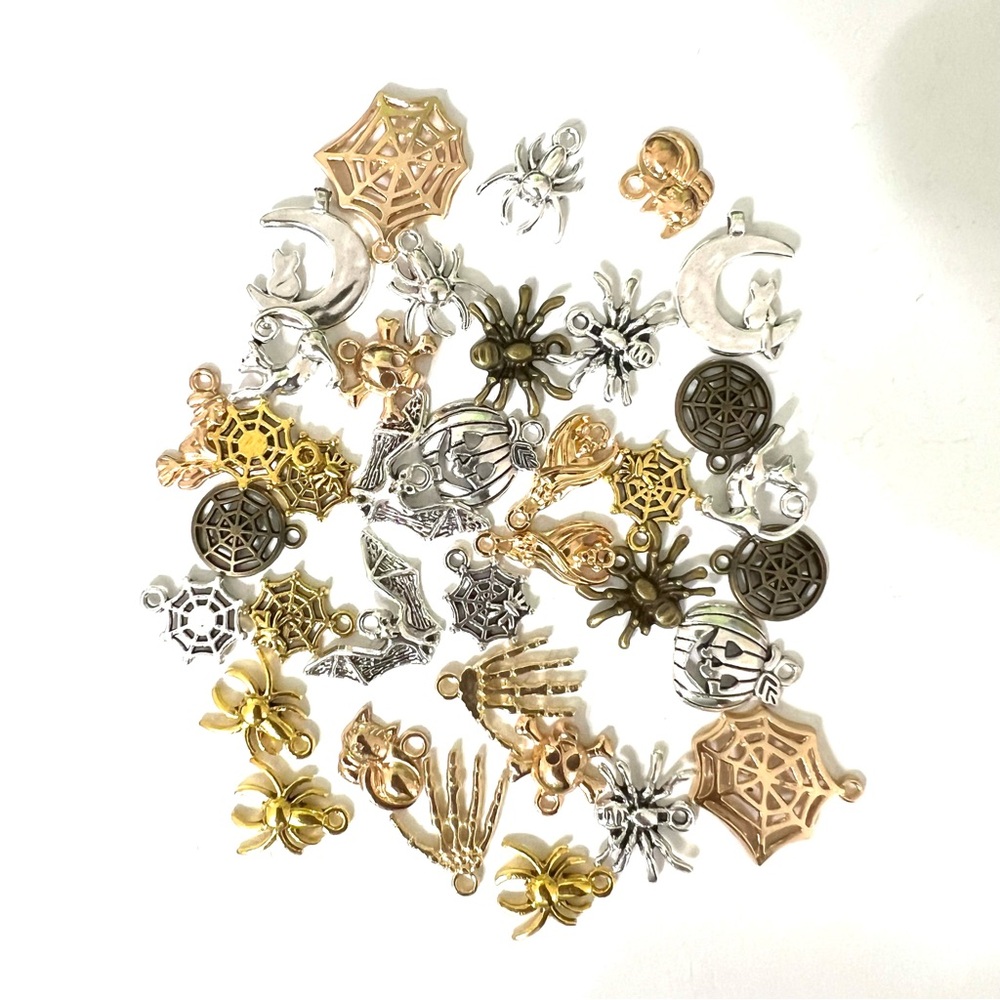 Halloween Charm Mix – 36 pc Small & Medium Charms